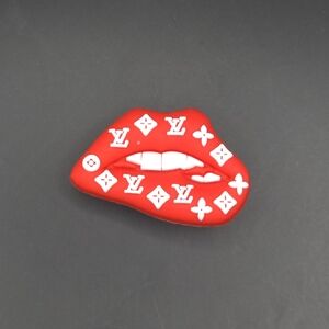 (5/$15) LV Lips 👄 Croc Charm